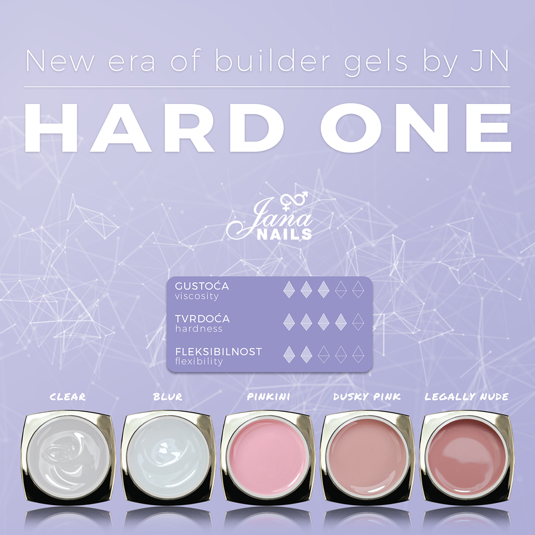 Hard One Builder Gel Legally Nude 15g Gradivni Builder Gel Shop