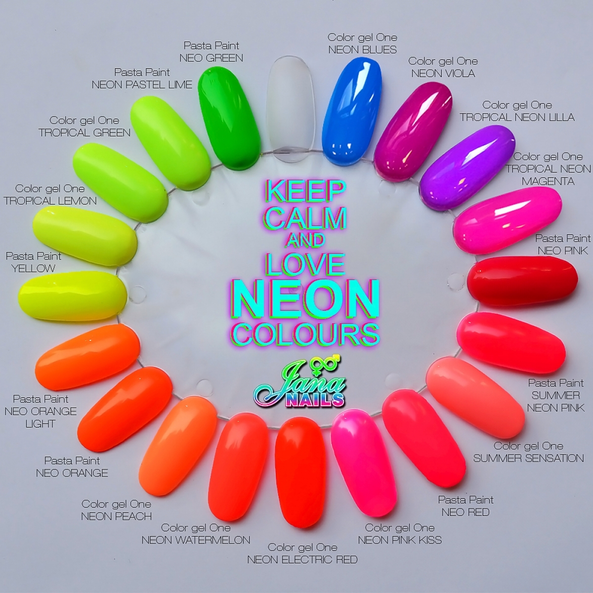 Pasta Paint Neo Pink 5 ml - Neon colour gel - Shop - Jana Nails